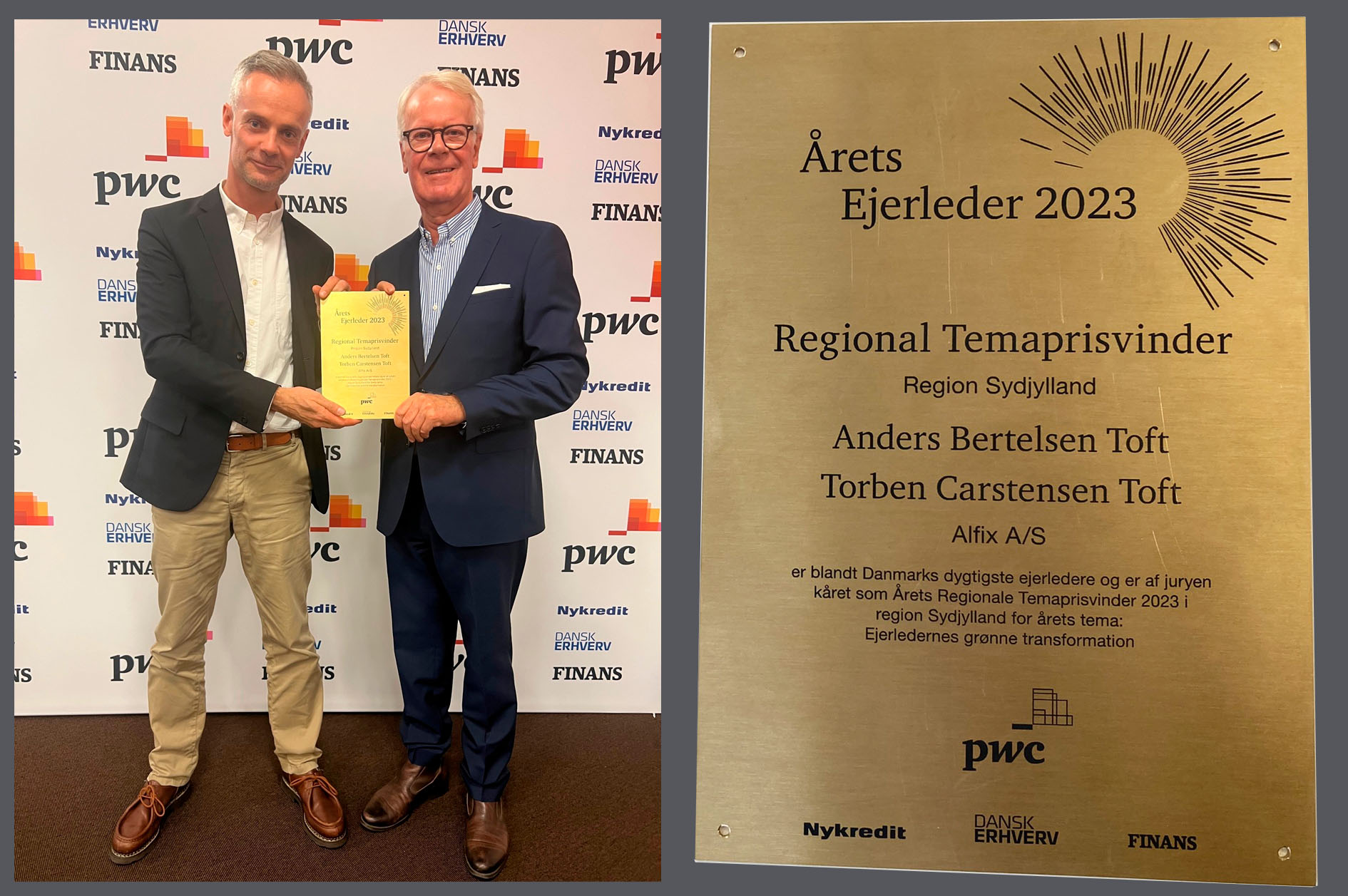 Alfix vinder regional temapris om grøn transformation